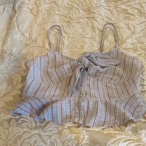 Striped Sleeveless Top